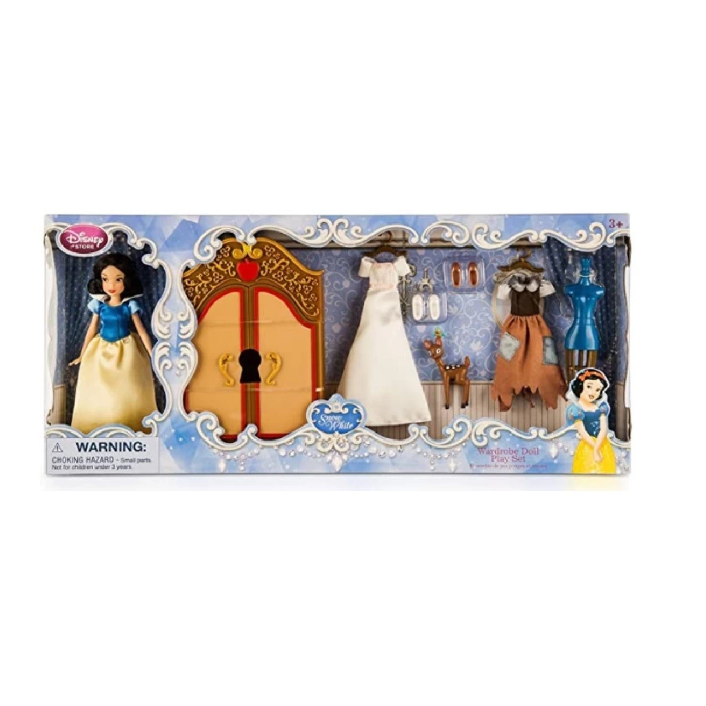 Set Bambola Biancaneve Con Guardaroba Disney Store 4 Set Bambola Biancaneve Con Guardaroba Disney Store - immagine 2