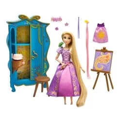Set Bambola Rapunzel Con Guardaroba Story Moment Disney...