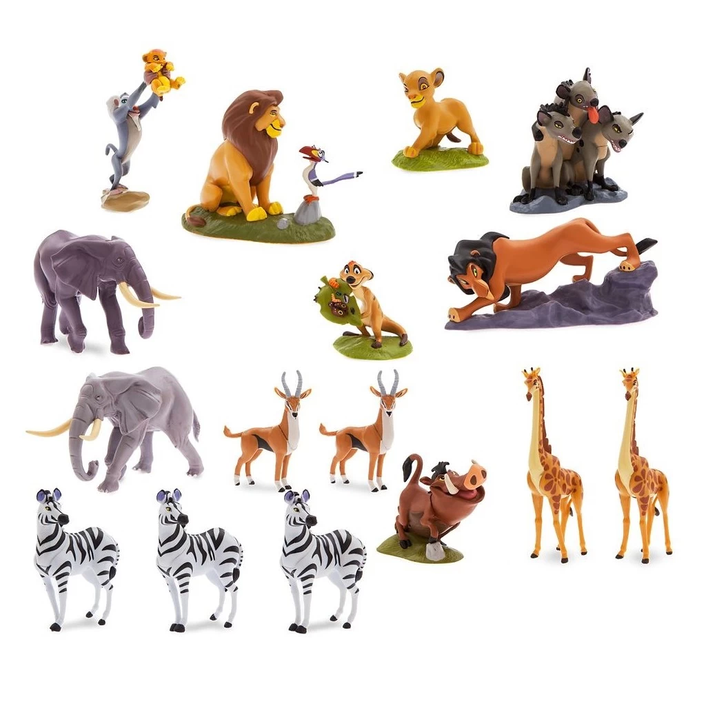 Set Da Gioco Mega Re Leone Disney Store 3 Set Da Gioco Mega Re Leone Disney Store