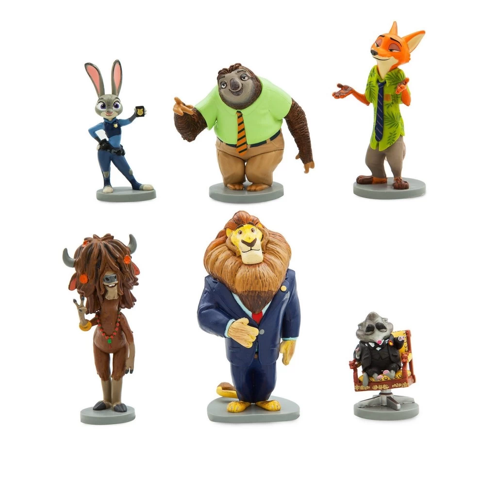 Set Da Gioco Zootropolis Disney Store 3 Set Da Gioco Zootropolis Disney Store