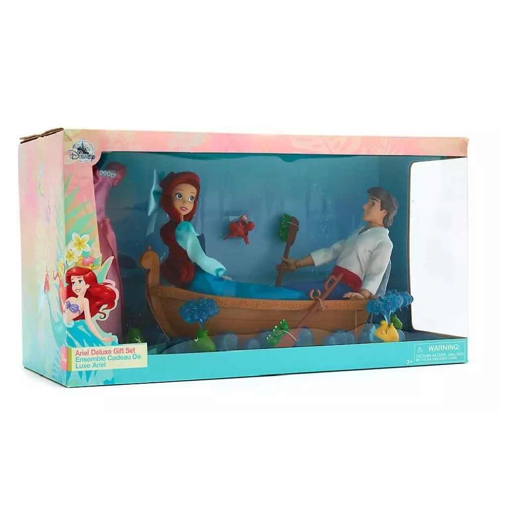 Set Di Personaggi Deluxe Ariel La Sirenetta Disney Store 4 Set Di Personaggi Deluxe Ariel La Sirenetta Disney Store - immagine 2