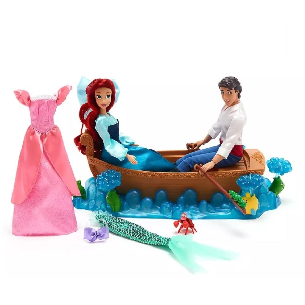 Set Di Personaggi Deluxe Ariel La Sirenetta Disney Store 3 Set Di Personaggi Deluxe Ariel La Sirenetta Disney Store